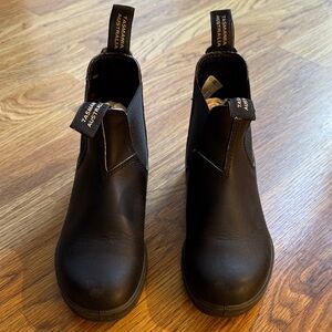 Black Leather Blundstone Boots